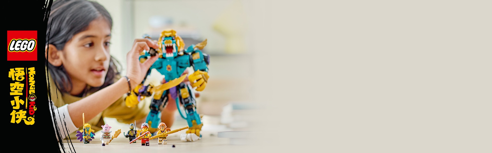 The Mighty Azure Lion 80048 | Monkie Kid™ | Buy online at the