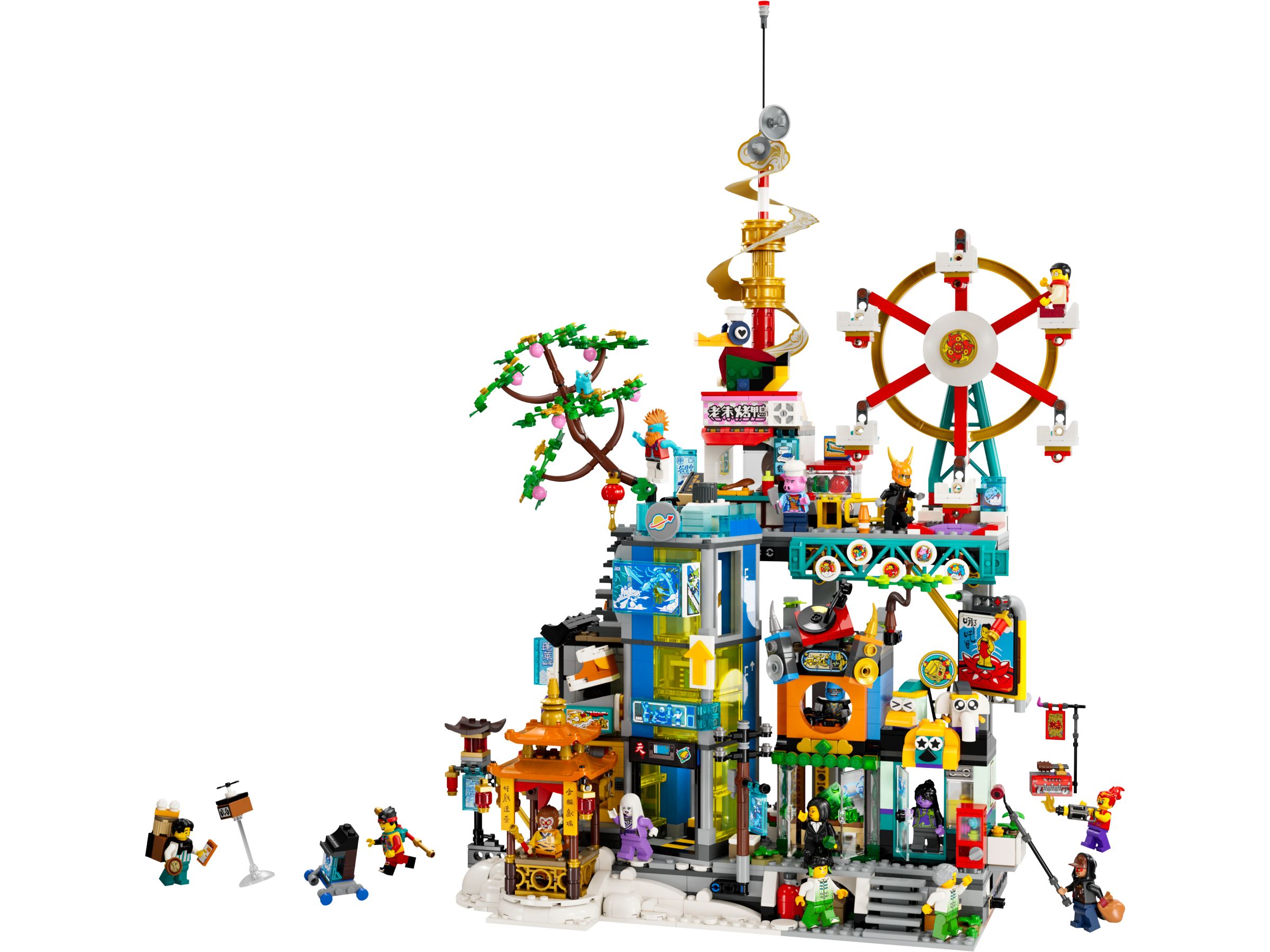 Nieuwe LEGO sets voor januari 2024 LEGO Monkie Kids 80054 5 jaar Megapolis