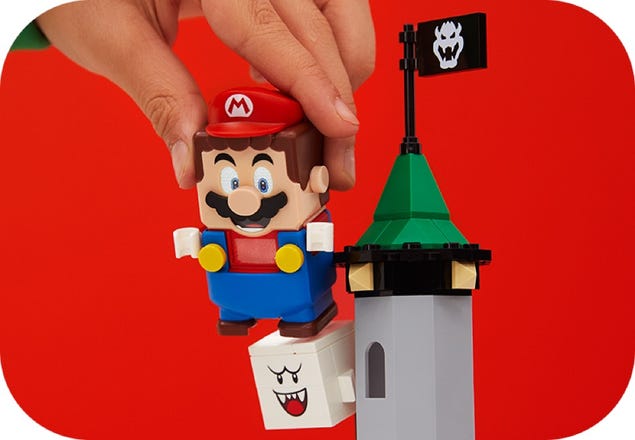 LEGO 71369 Super Mario Bowser's Castle Boss Battle Expansion Set