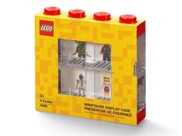 8-Minifigure Display Case – Red - Image 3