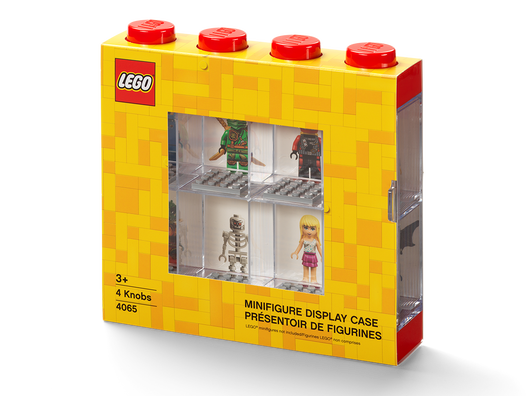 LEGO 5006151 - Udstillingskasse til 8 minifigurer – rød