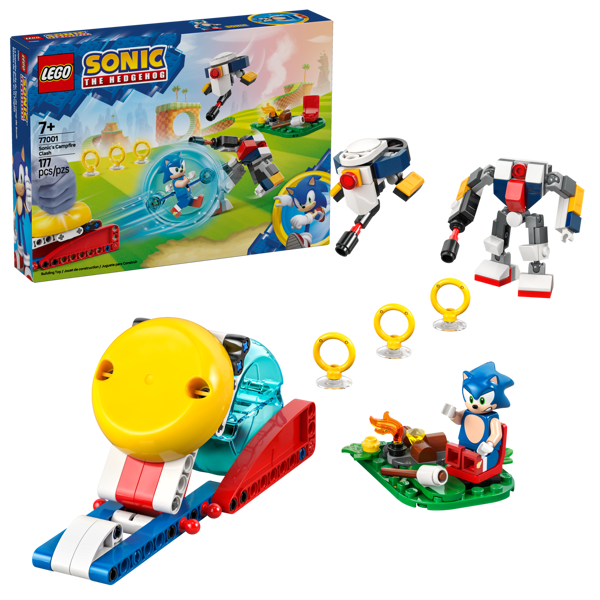 LEGO 77001 Conflit au feu de camp de Sonic — visuel 2 sur 8