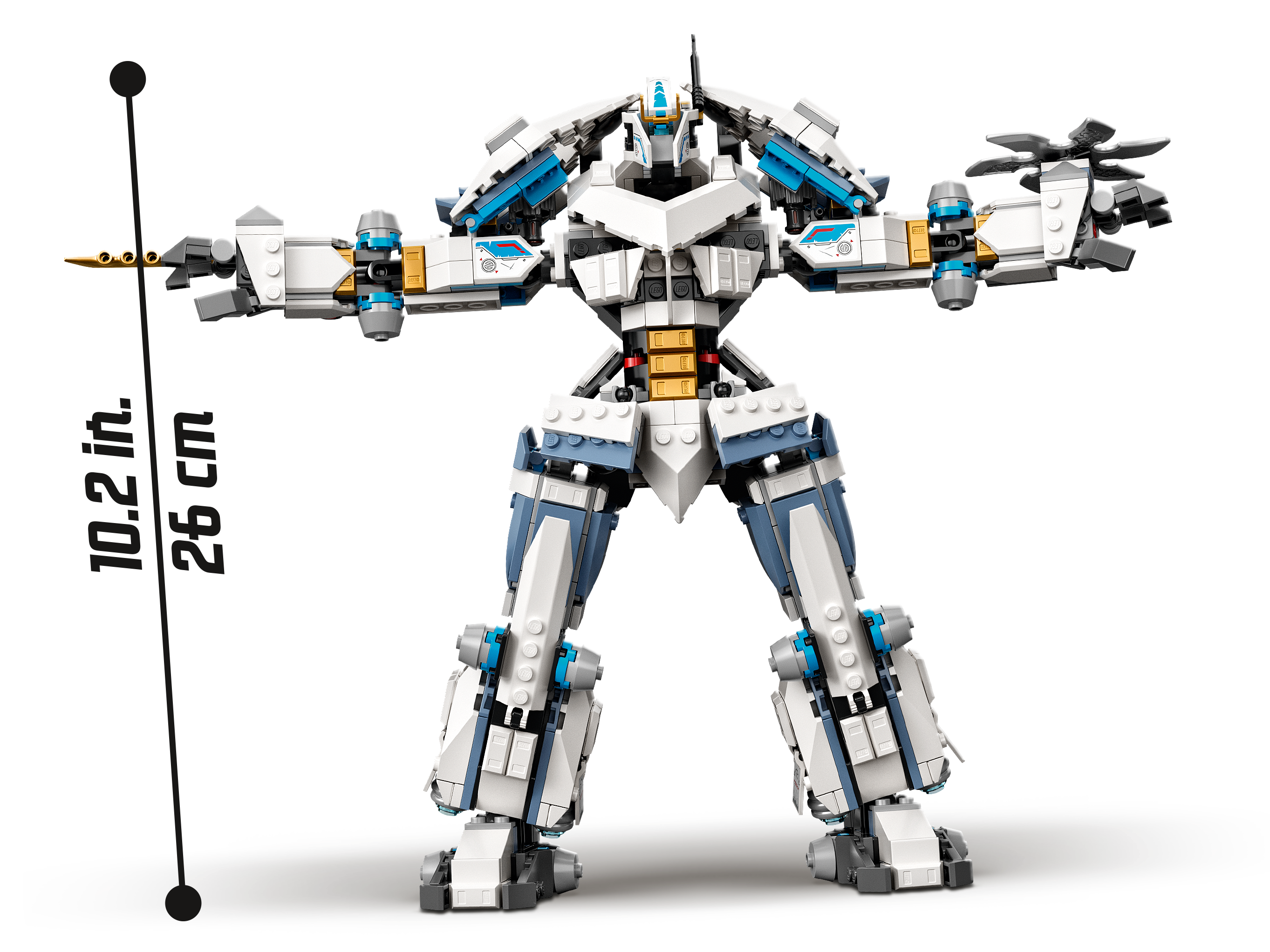840 Pieces LEGO NINJAGO Legacy Zane’s Titan Mech Battle 71738 Building Kit for sale online 
