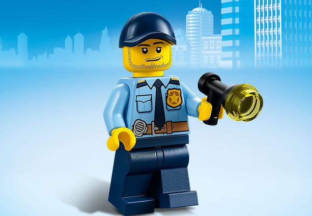 Coche de Policía Lego – JUGUETERIAS MONOCOCO