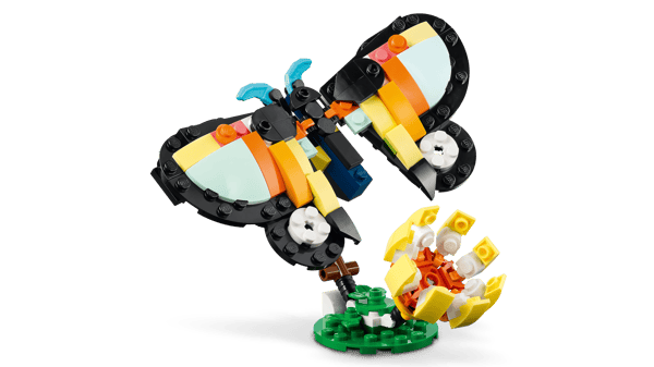 LEGO 31173 Animaux sauvages : le toucan tropical — visuel 3 sur 8
