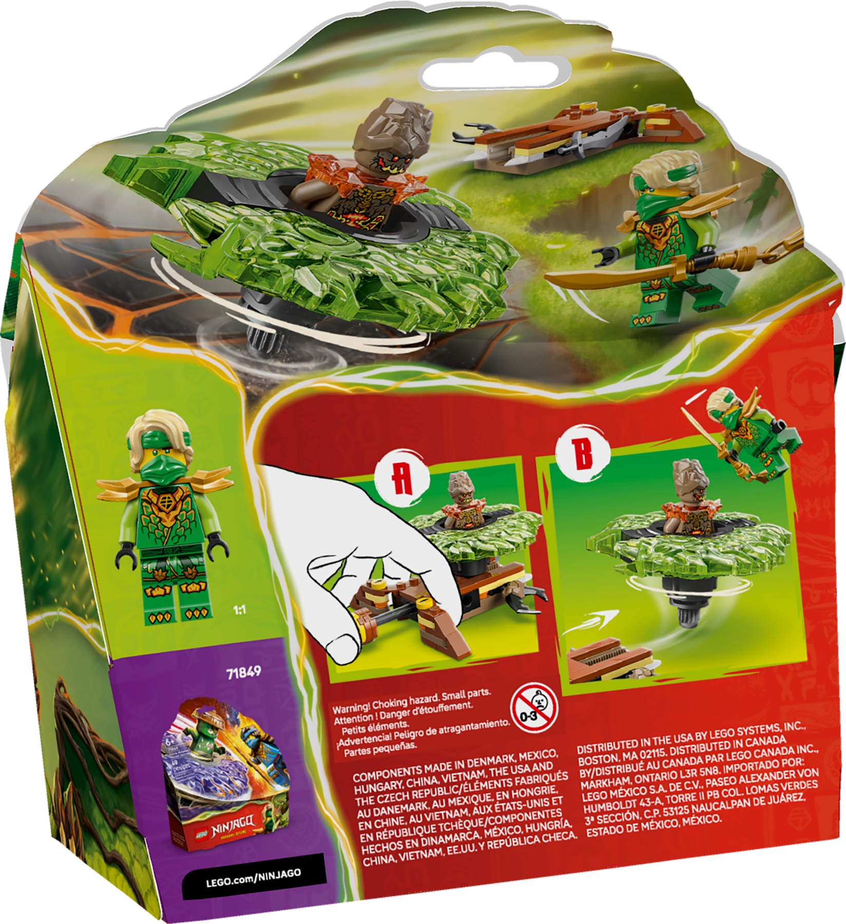 Lloyd vs. Earth Monster Spinner 71850 | NINJAGO® | Buy online at