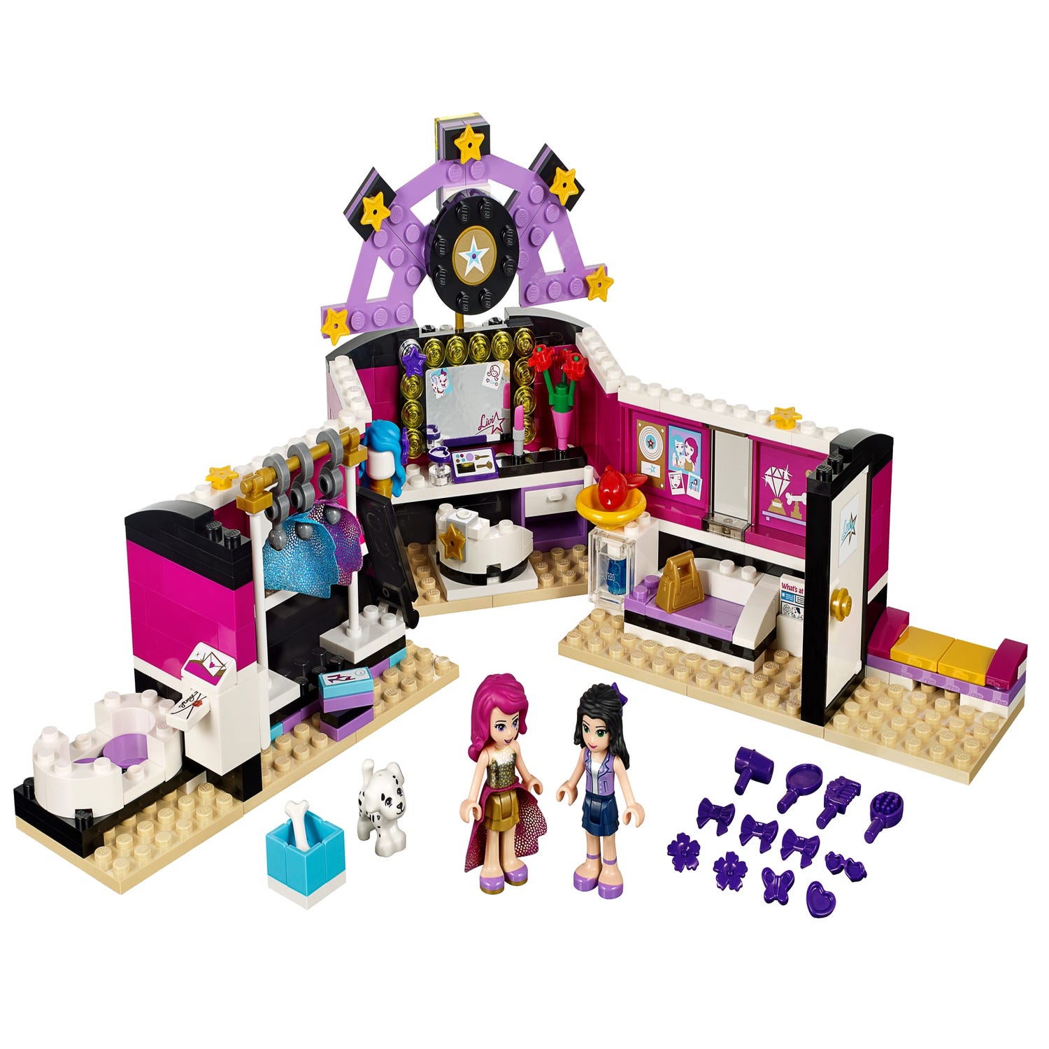 kleur Kritiek ding Pop Star Dressing Room 41104 | Friends | Buy online at the Official LEGO®  Shop ES