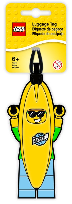  LEGO® Bananen-Mann als Gepäckanhänger