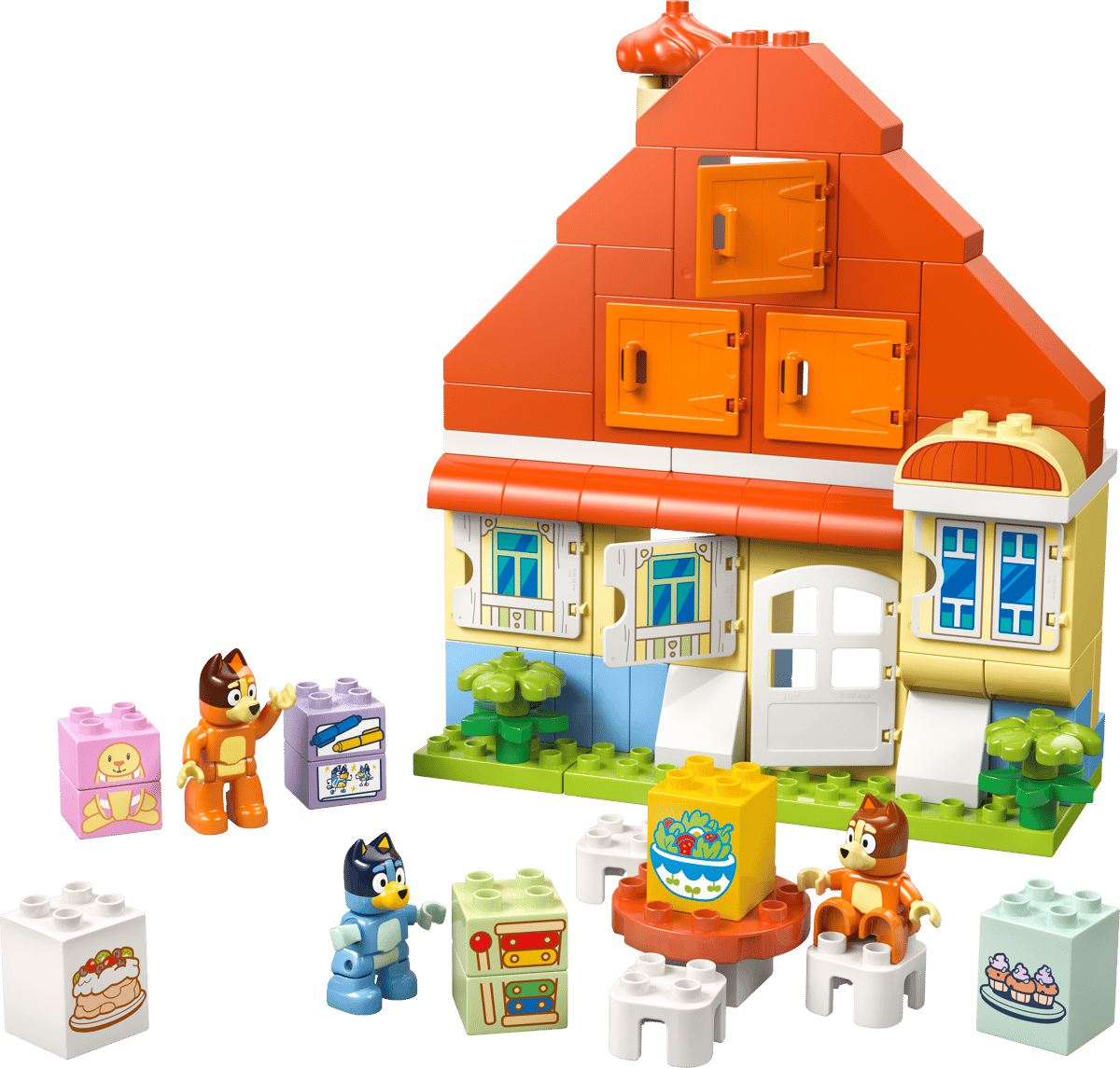 La maison de famille de Bluey et le jeu de mémoire — Vue principale