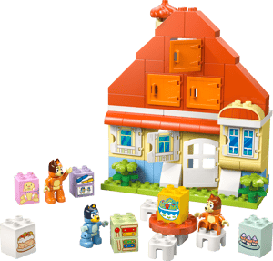 La maison de famille de Bluey et le jeu de mémoire