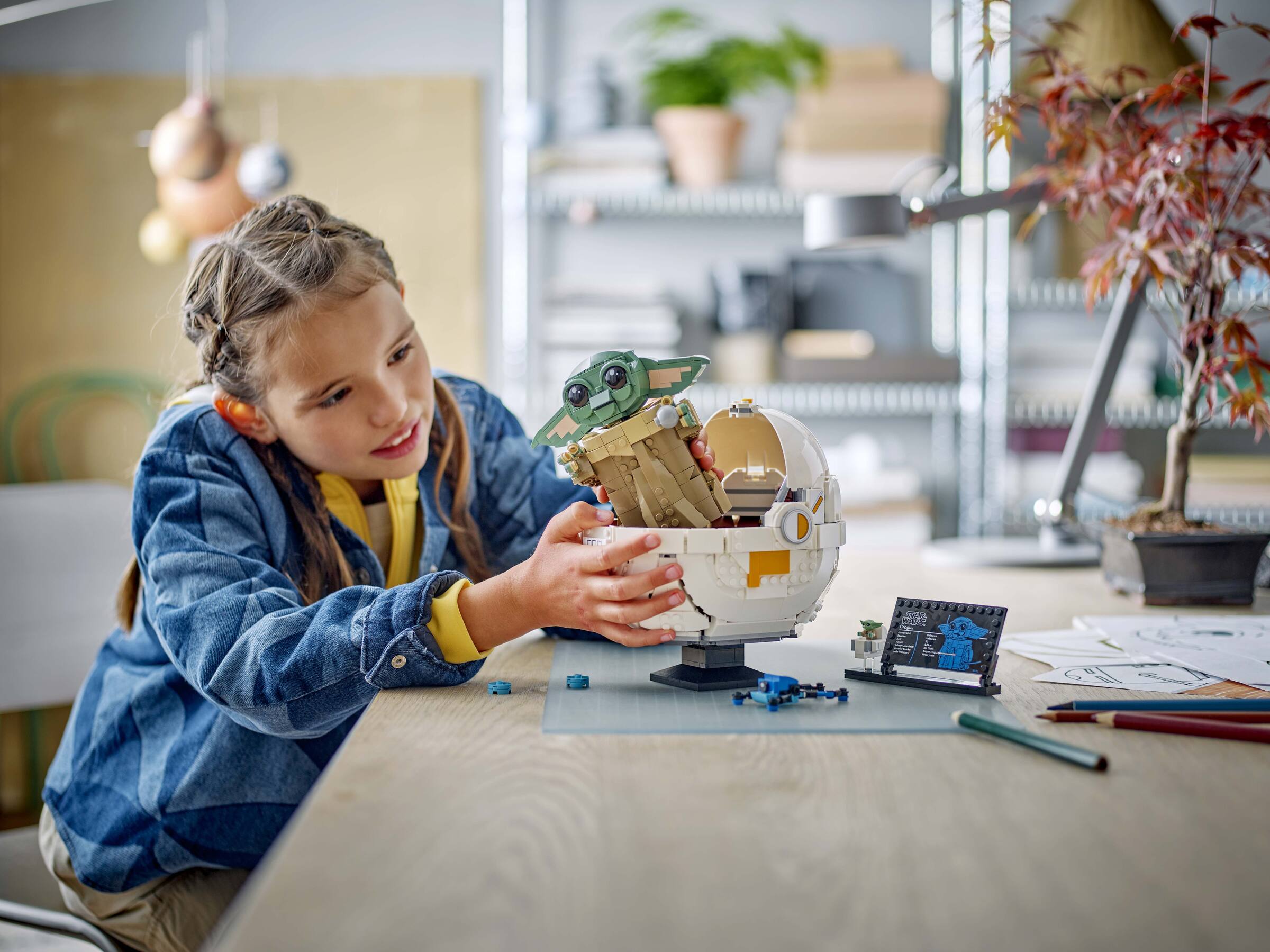 Grogu™ with Hover Pram 75403 | Star Wars™ | Buy online at