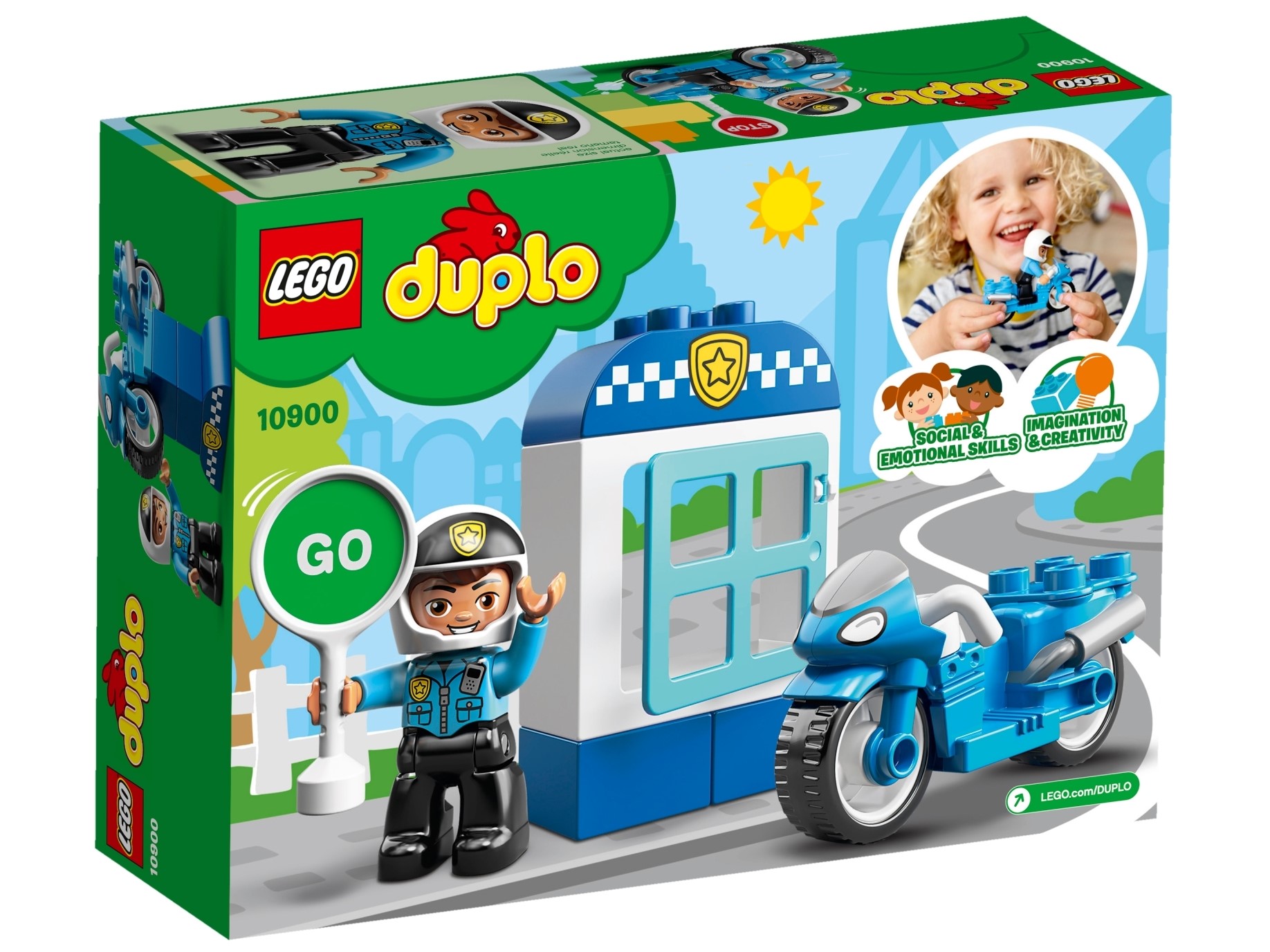 LEGO DUPLO 10900 Police Bike Kids Set