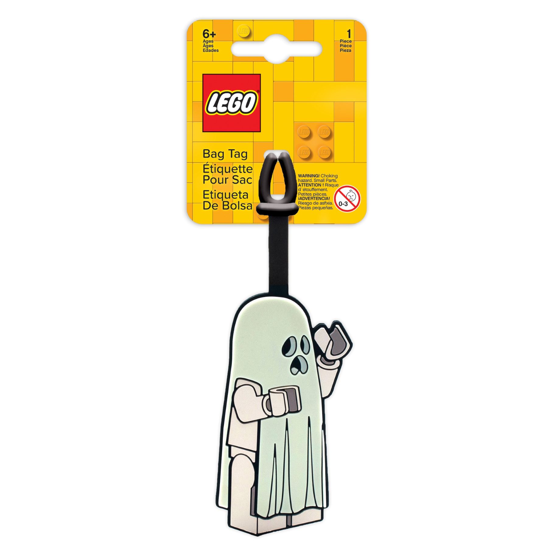 Ghost Glow-In-The-Dark Bag Tag
