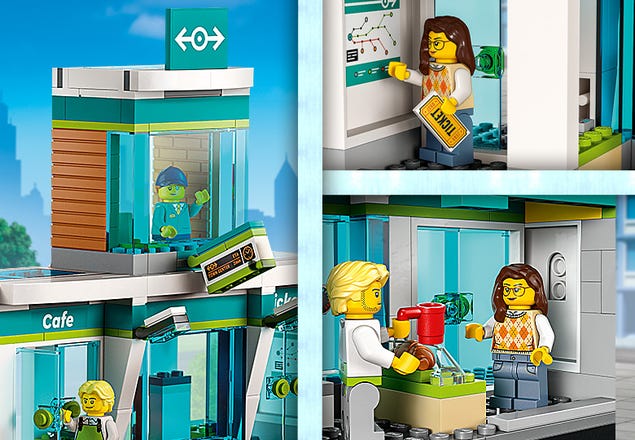 Interpretive vogn Il Train Station 60335 | City | Buy online at the Official LEGO® Shop US