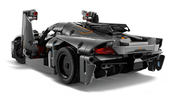 LEGO 42173 Hypercar Koenigsegg Jesko Absolut grise — visuel 5 sur 8