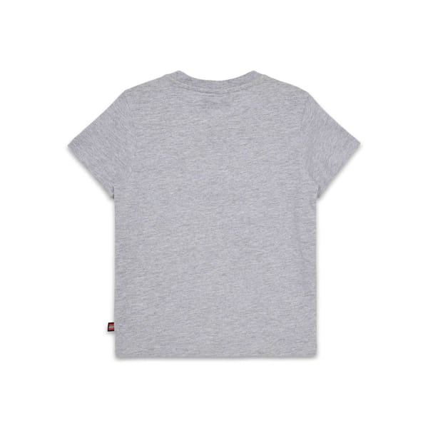 Kids' Short Sleeve Logo T-Shirt – Gray Mélange - Image 5