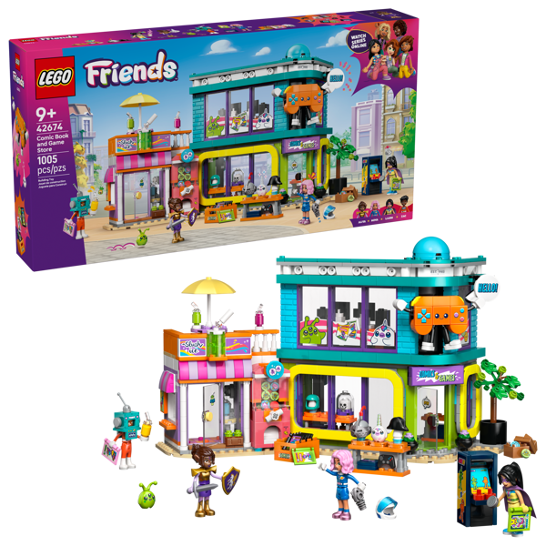 LEGO 42674 La boutique de BD et de jeux — visuel 2 sur 8