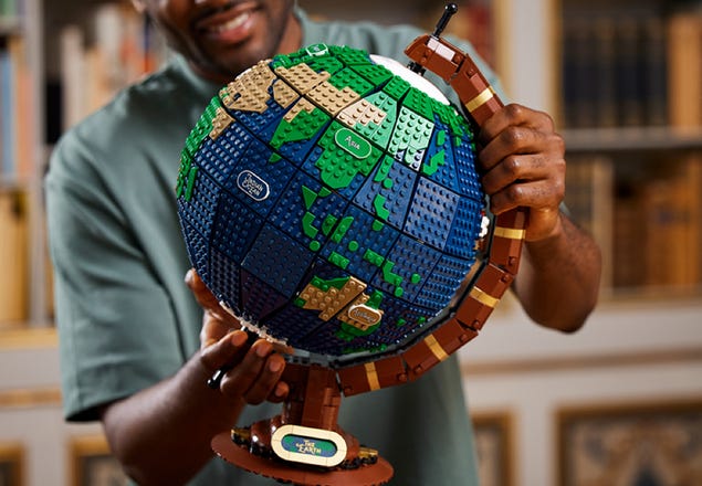 LEGO Earth: Globe & Map 2-in-1, Vote on LEGO Ideas - ideas.…