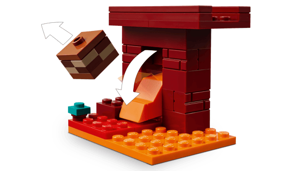 LEGO 21266 La bataille de la lave du Nether — visuel 4 sur 8