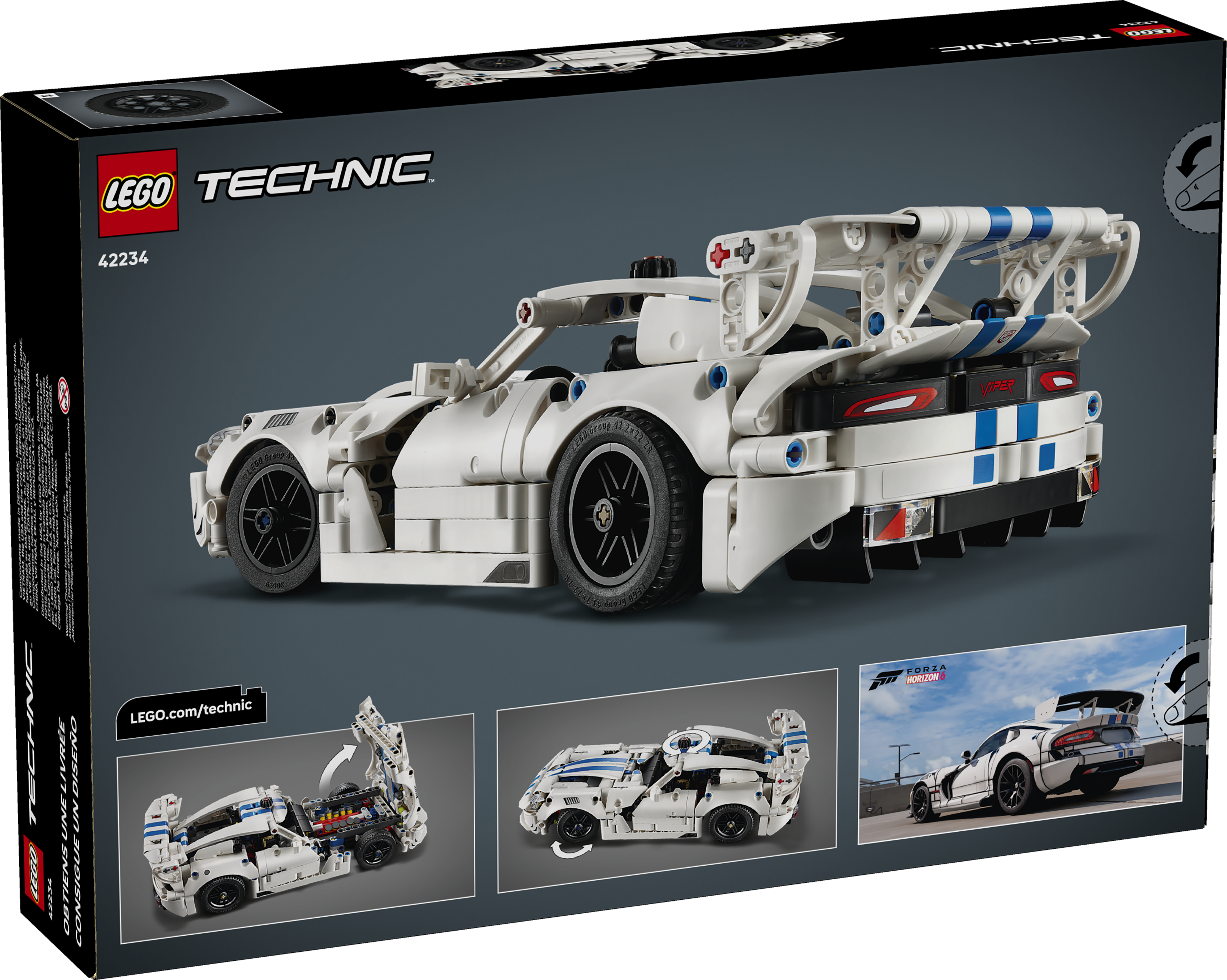 Dodge Viper GTS-R Sports Car 42234 | Technic™ | Buy online at the