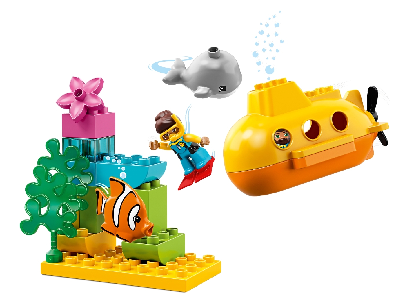 zich zorgen maken Brouwerij Controversieel Submarine Adventure 10910 | DUPLO® | Buy online at the Official LEGO® Shop  US