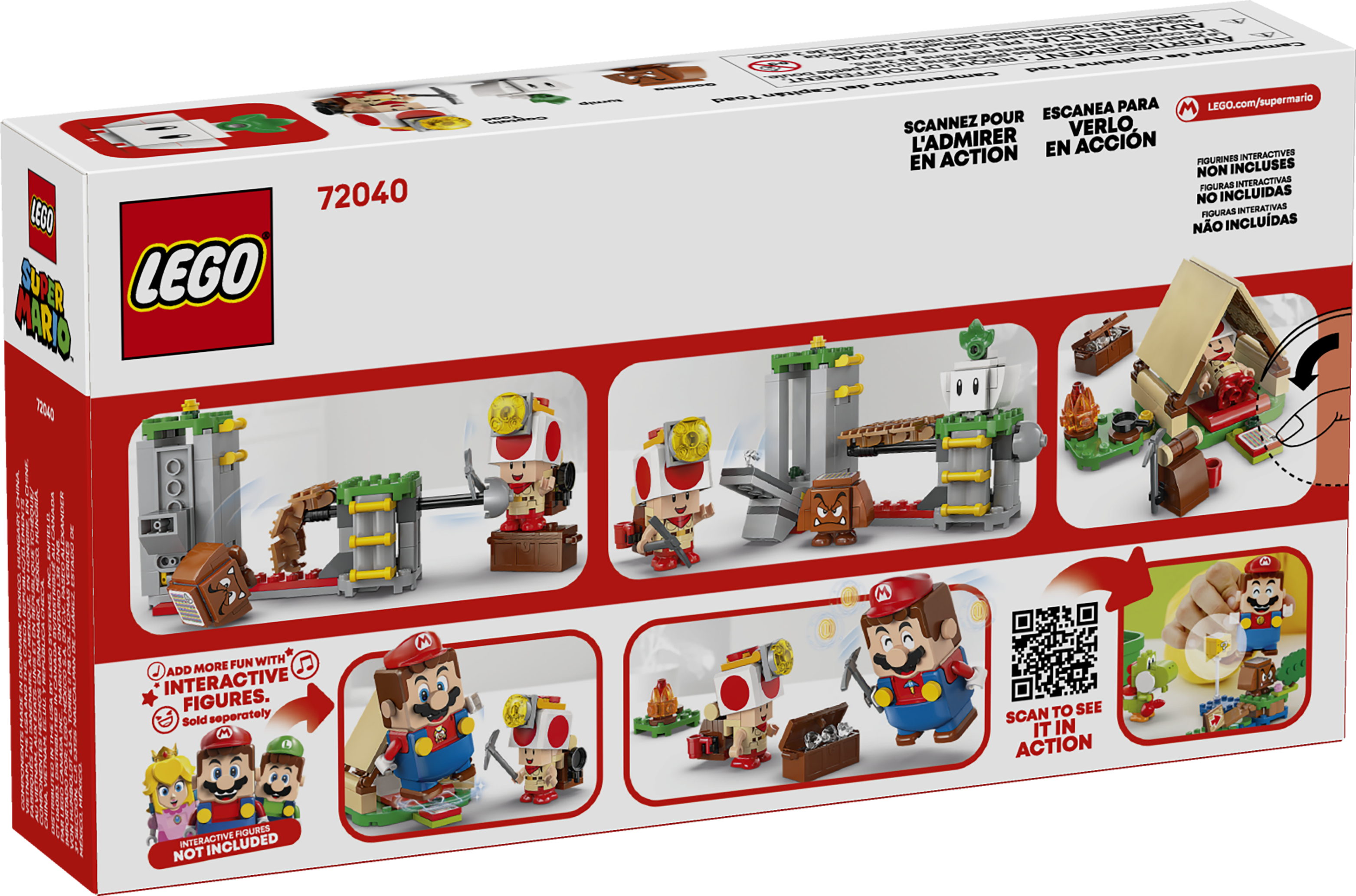 Captain Toad's Camp 72040 | LEGO® Super Mario™ | Buy online at the