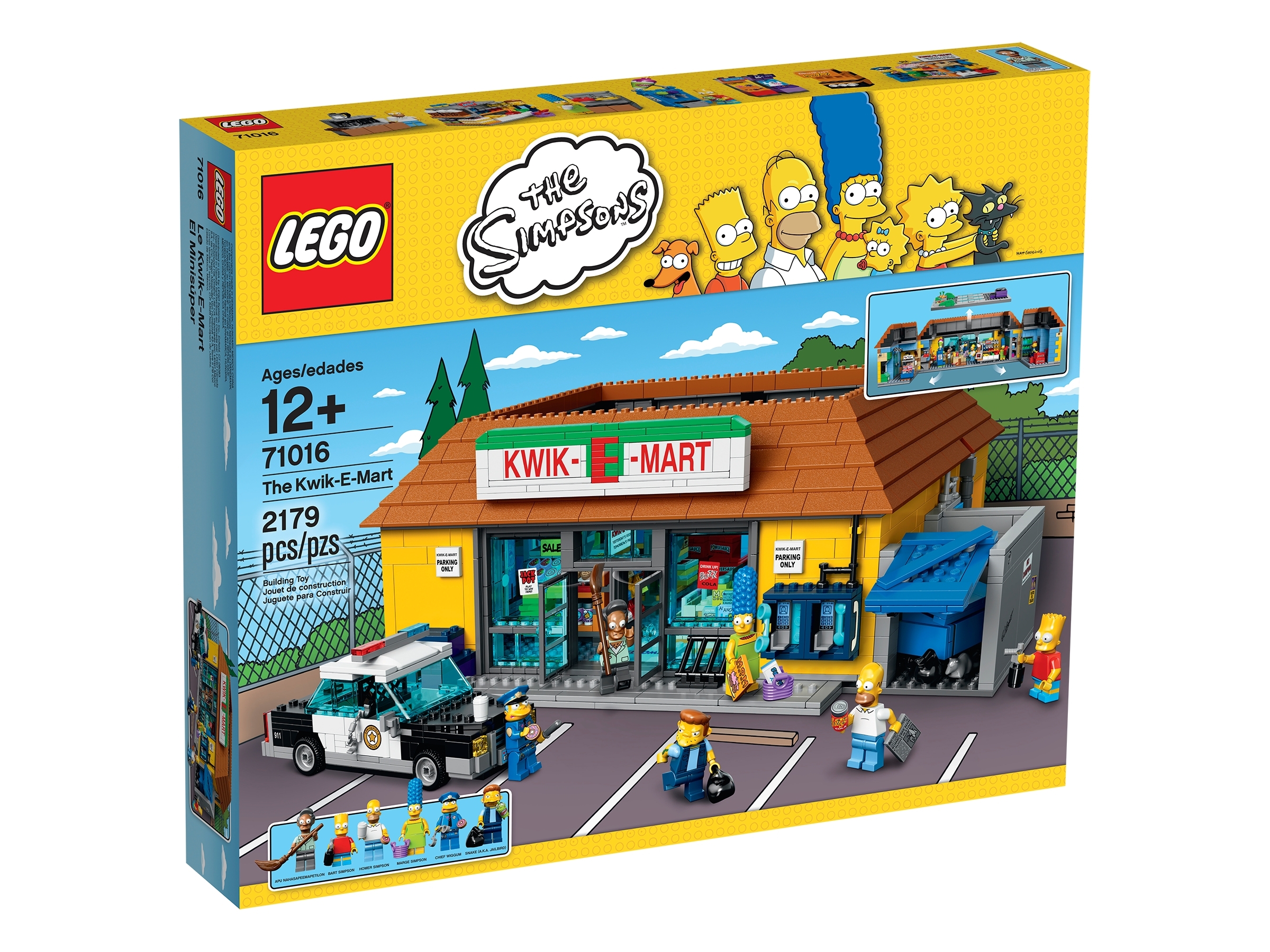 2218PCS Movie Simpsons Kwik-E-Mart Building Blocks Bricks Model MOC DIY Set Gift