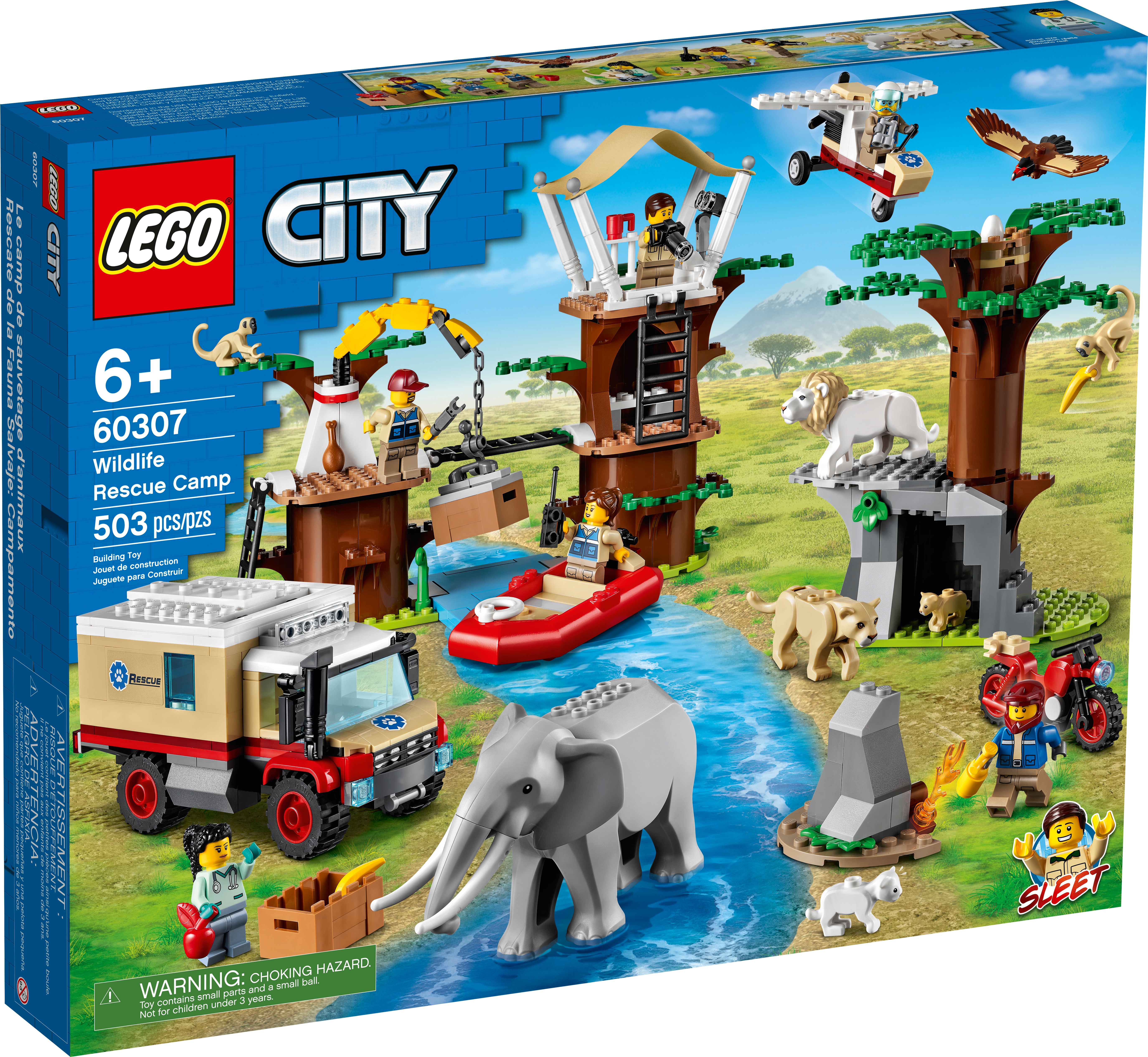 Tiere Land Lego Sea & Air. 