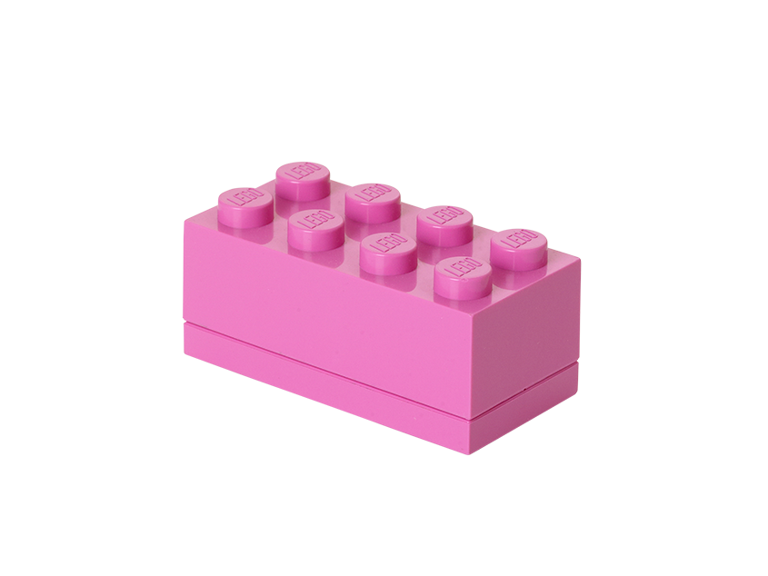 LEGO 8er Mini Dose Snackbox Lunch Leckereien wie Obst Gemüse Schule Brotdose 