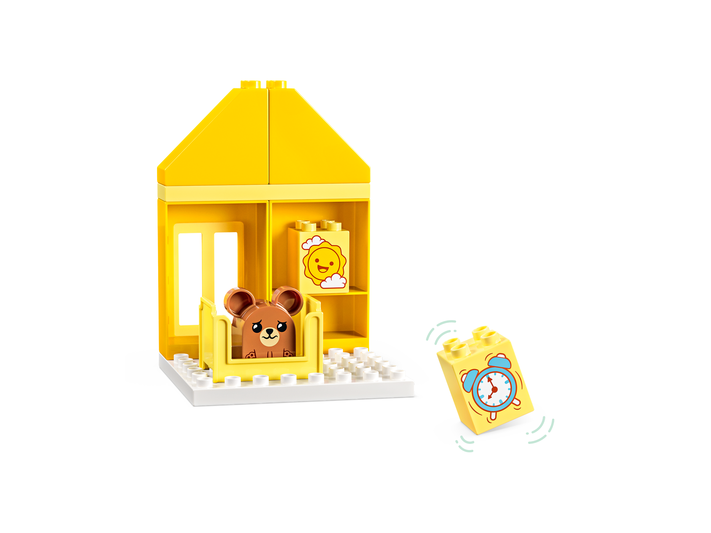 LEGO DUPLO 10414 Schlafenszeit-Szene mit Bett und mueder Figur