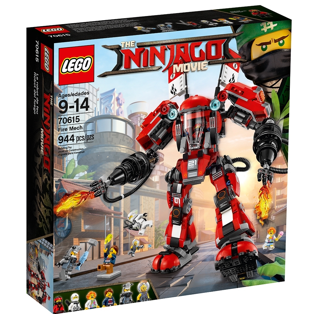 Lego Minifigur-Lauren-aus Set Fire Mech 70615-Ninjago Movie 