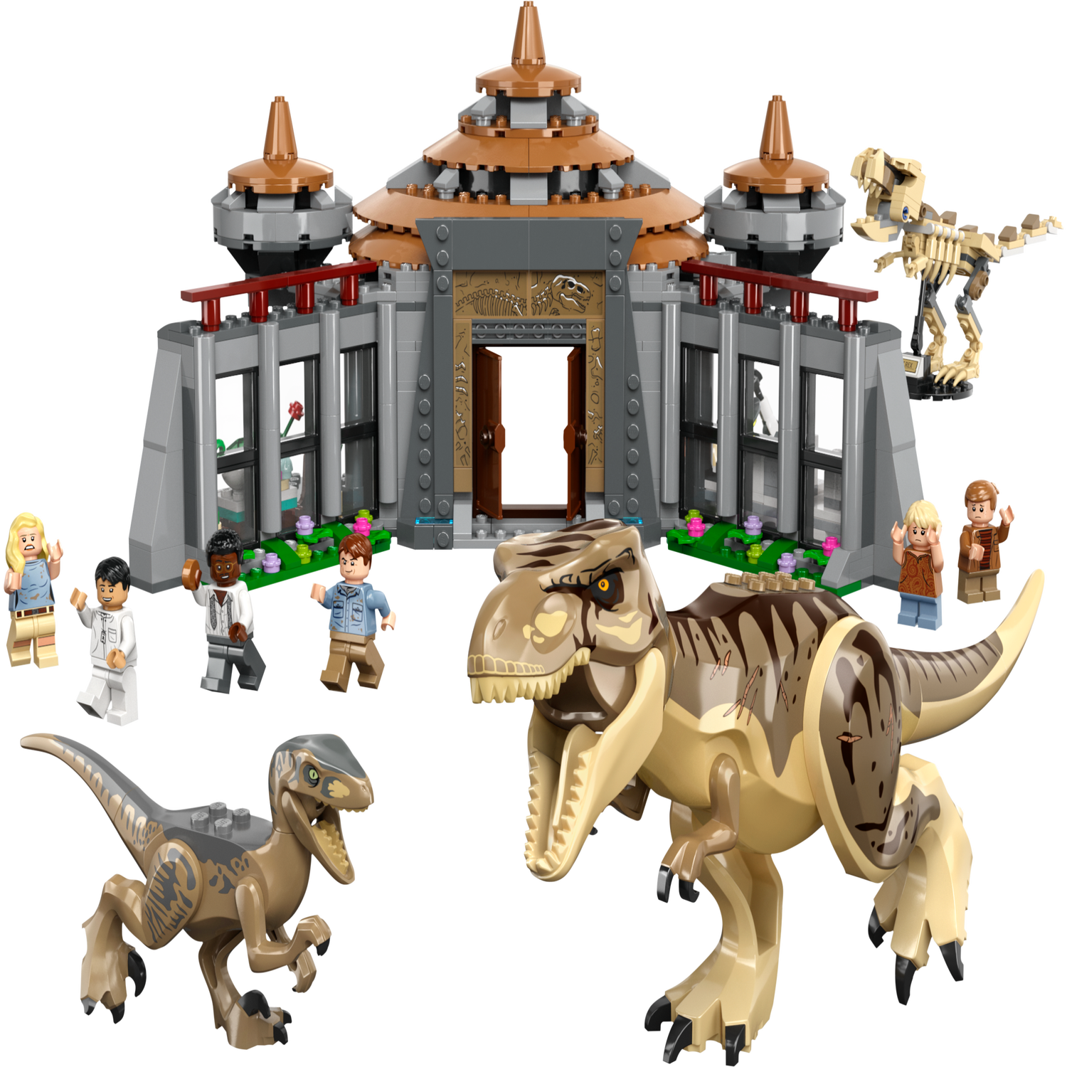 LEGO® – Bezoekerscentrum: T. rex & raptor aanval – 76961