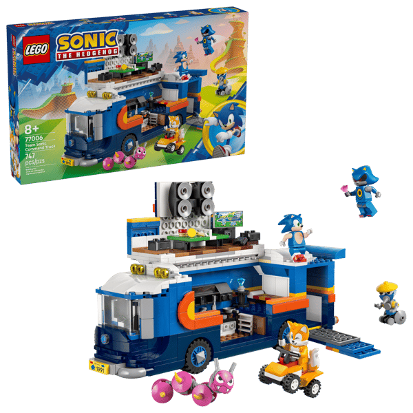 LEGO 77006 Le camion de contrôle de l’équipe Sonic — visuel 2 sur 8