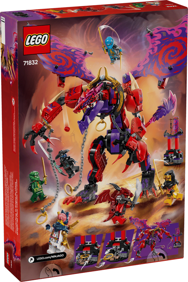 LEGO 71832 Croc-de-tonnerre : le dragon du chaos — visuel 7 sur 7