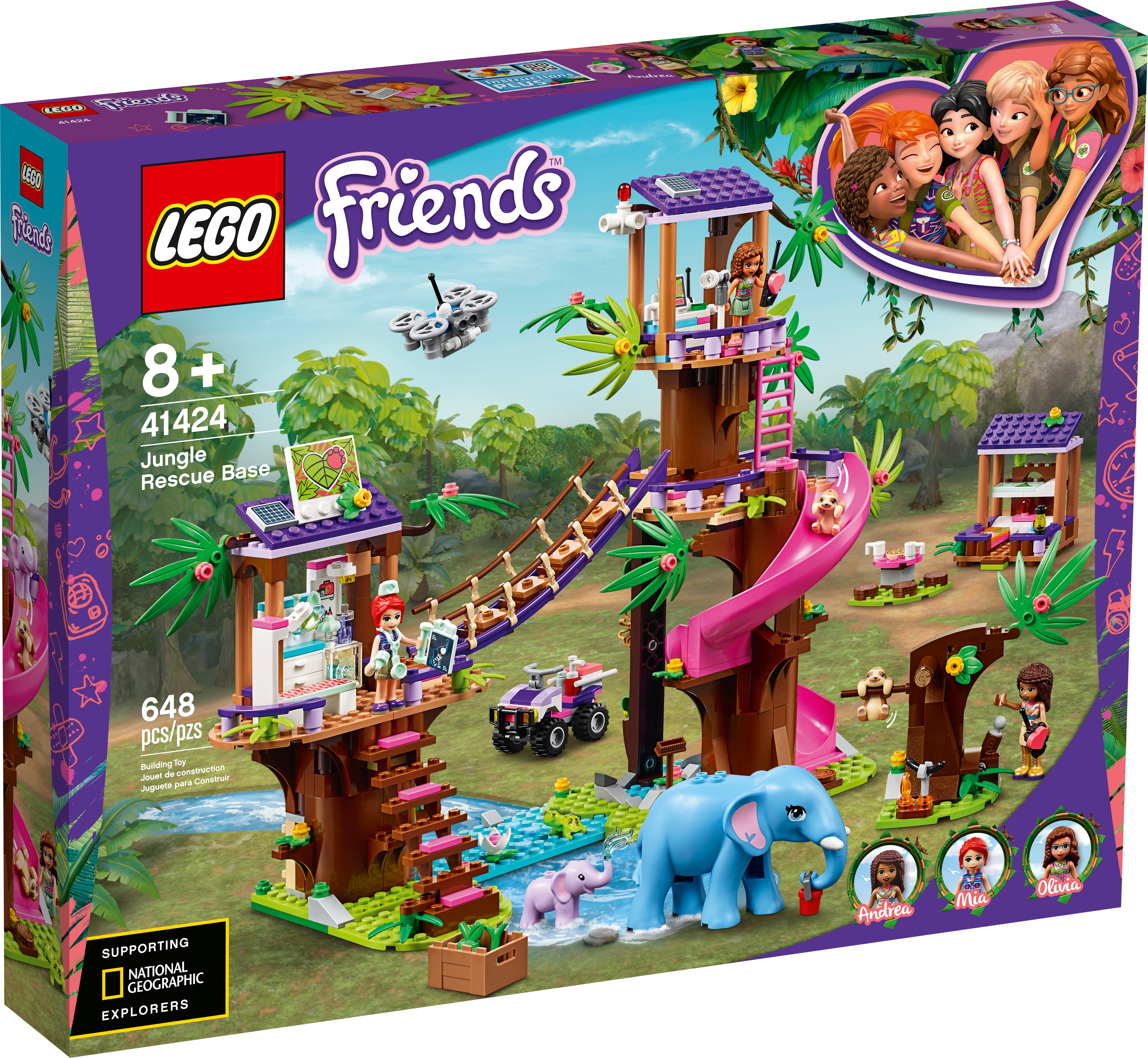 lego friends jungle rescue sets