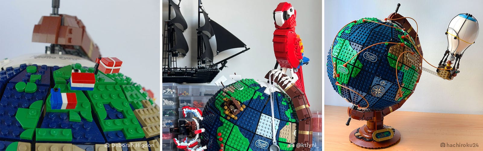 gordijn Hertogin Tegenslag Zo geef je je LEGO® Ideas Wereldbol set een persoonlijke toets | Officiële  LEGO® winkel NL