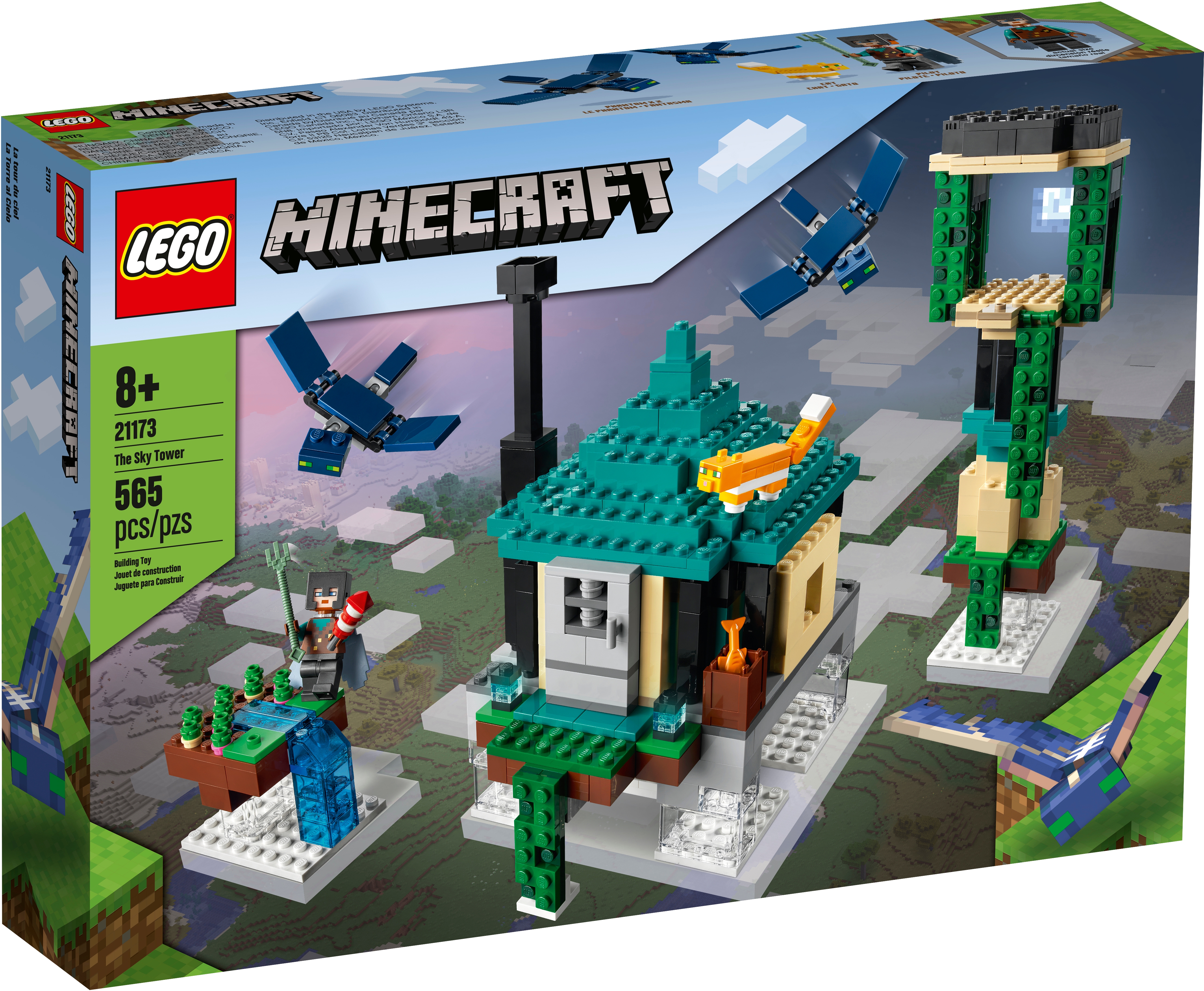 Costruzioni Lego Sky Tower Minecraft 21173 N 0834130 