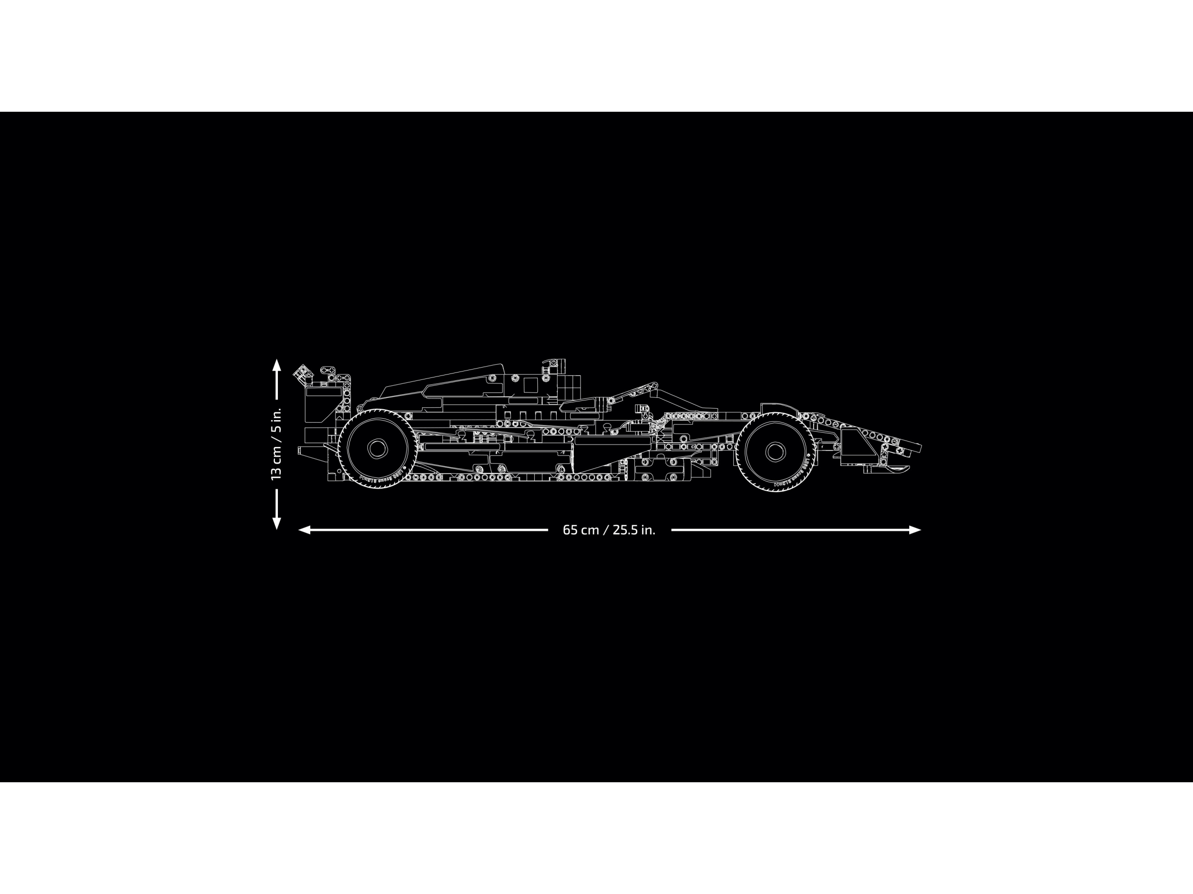 LEGO Technic 42141 McLaren F1 (2021.5) race car detailed building