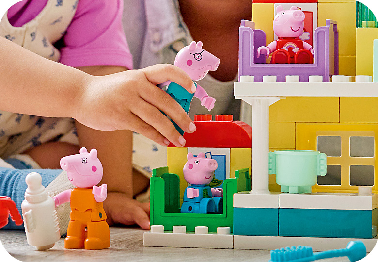 ベビーとあそぼう！ペッパピッグのみんなのおうち 10467 | DUPLO
