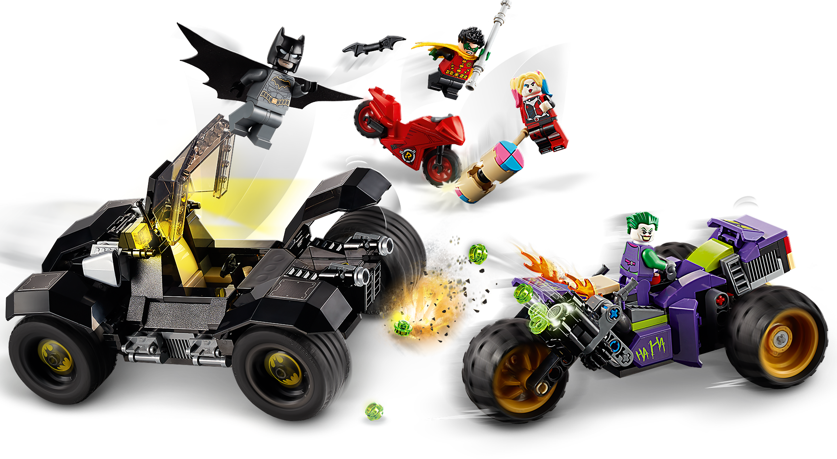 Joker's Trike Chase 76159 | DC | Buy online at the Official LEGO® Shop US