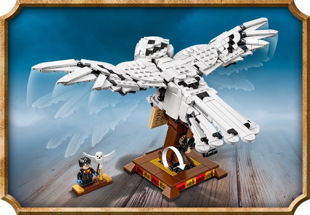 Animaux LEGO® - LEGO® Animal - Hedwig - Chouette Harry Potter - La boutique  Briques Passion