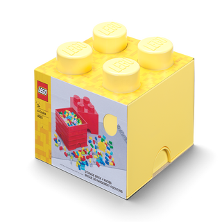 4-Stud Storage Brick – Cool Yellow