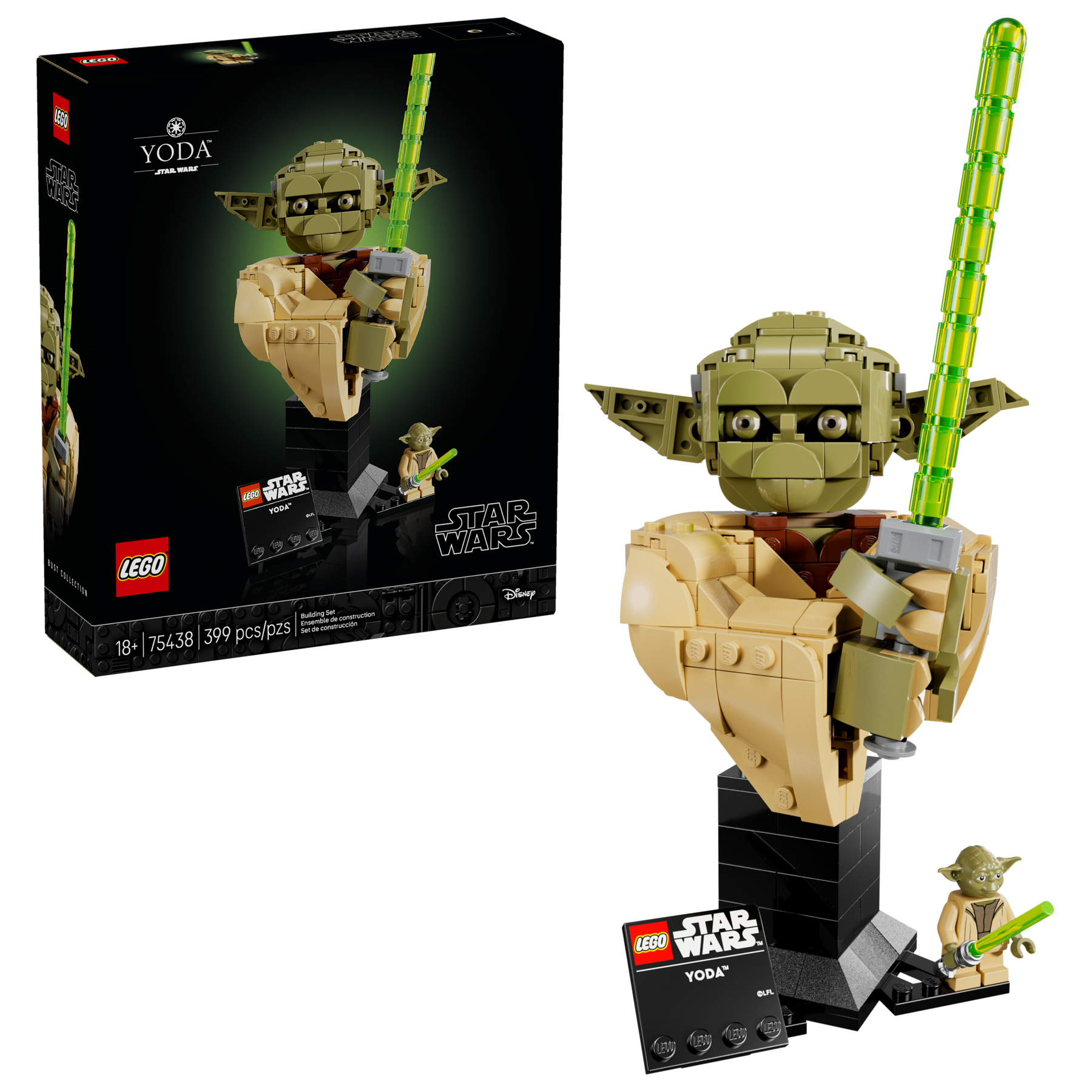 Yoda™ Bust 75438 | Star Wars™ | Buy online at the Official LEGO
