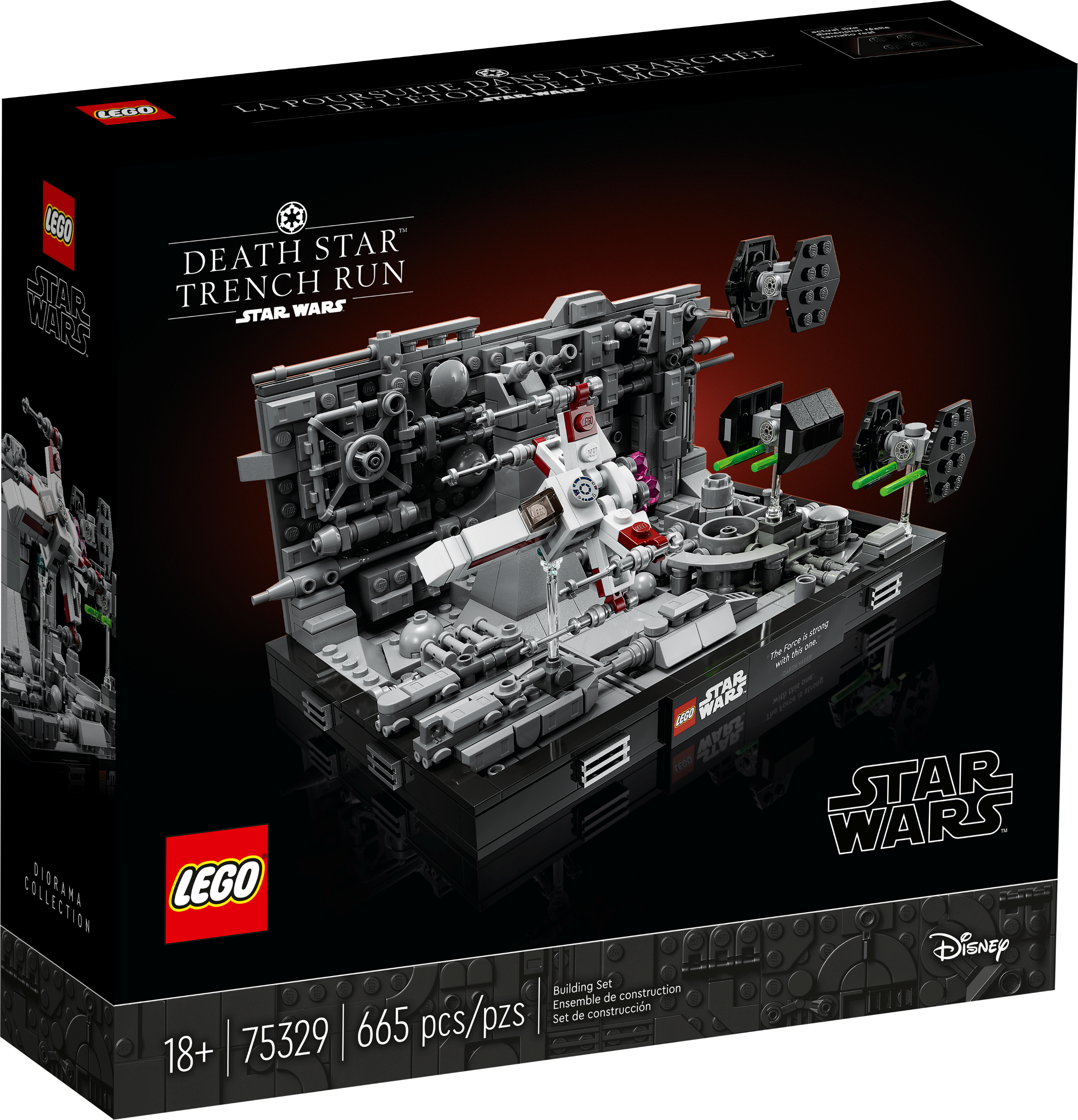 Death Star™ Trench Run Diorama 75329 | Star Wars™ | Buy online at