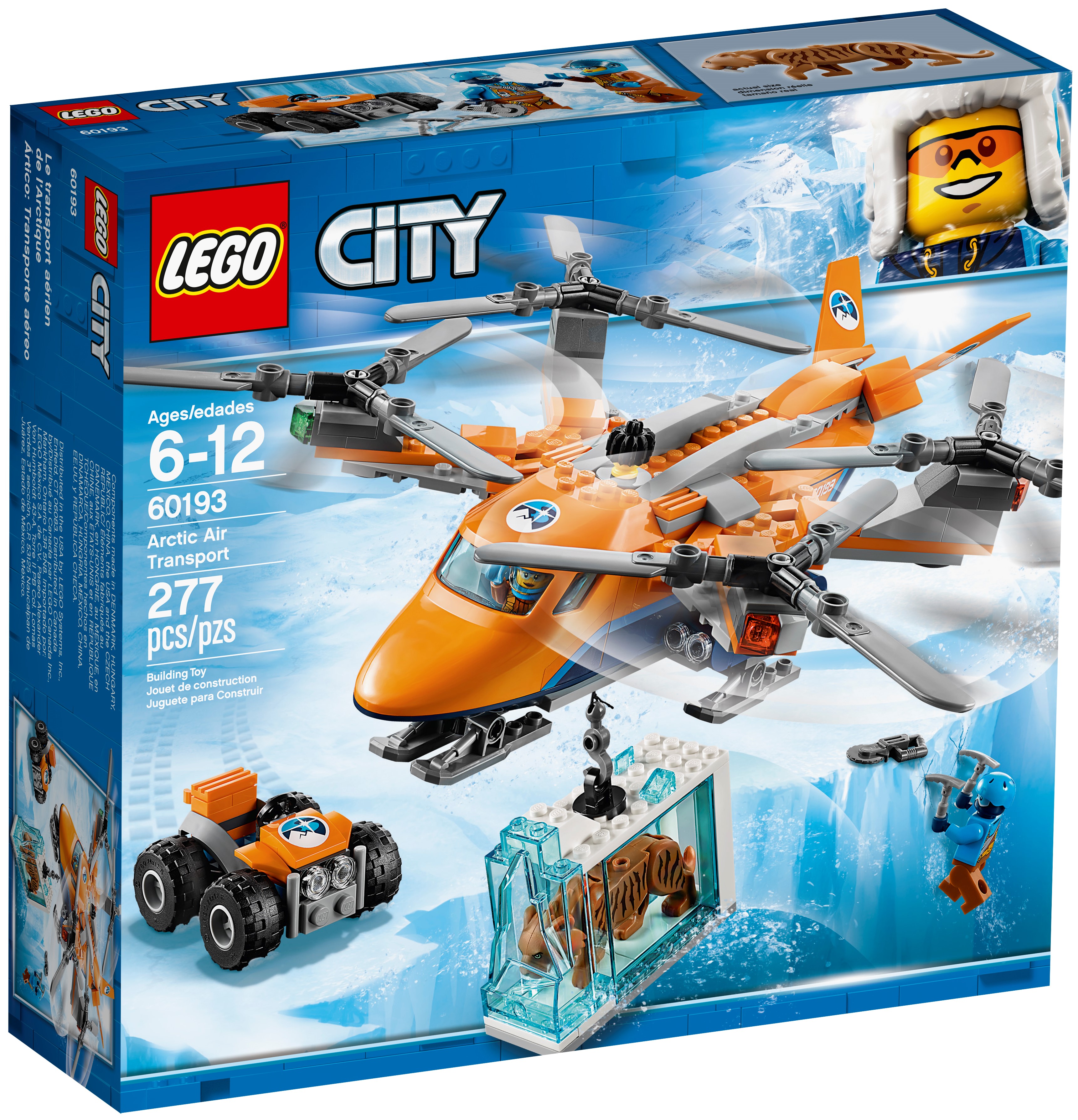 Lego City Arctic Air Transport 60193 277pcs for sale online 