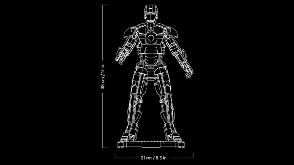 LEGO 76344 Iron Man Mark 3 Édition Collector — visuel 6 sur 8