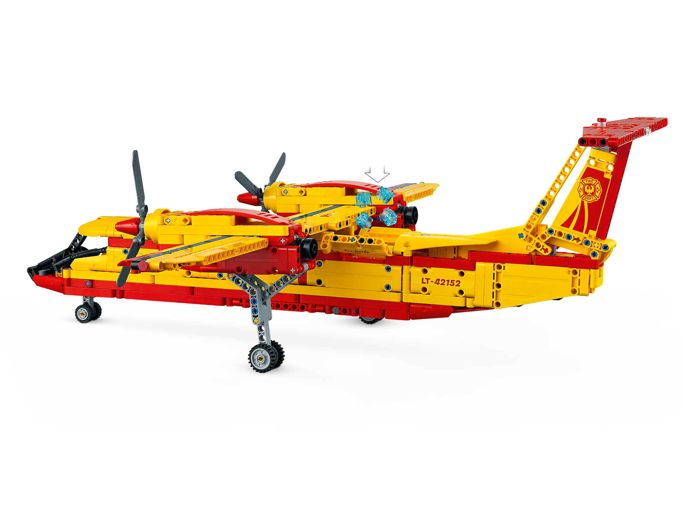 LEGO 42152 Technic Aereo Antincendio, Aeroplano Giocattolo da Costruire per  Bambini e Bambine da 10 Anni, Mezzo di Soccorso dei Vigili del Fuoco, Idea  Regalo Educativa : : Giochi e giocattoli