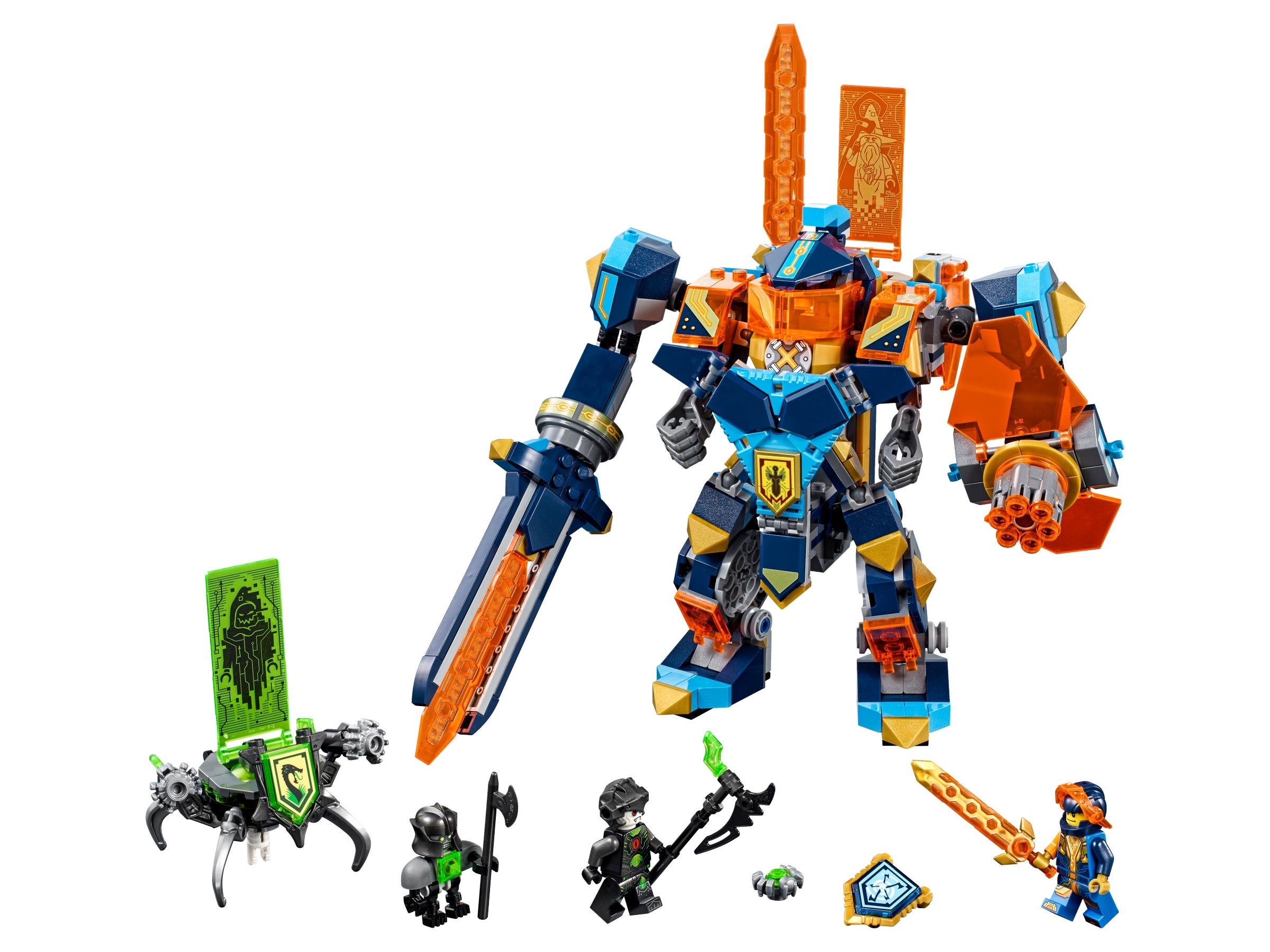 Lego minifigure figure polybag limited nexo knights spider robot les araignees