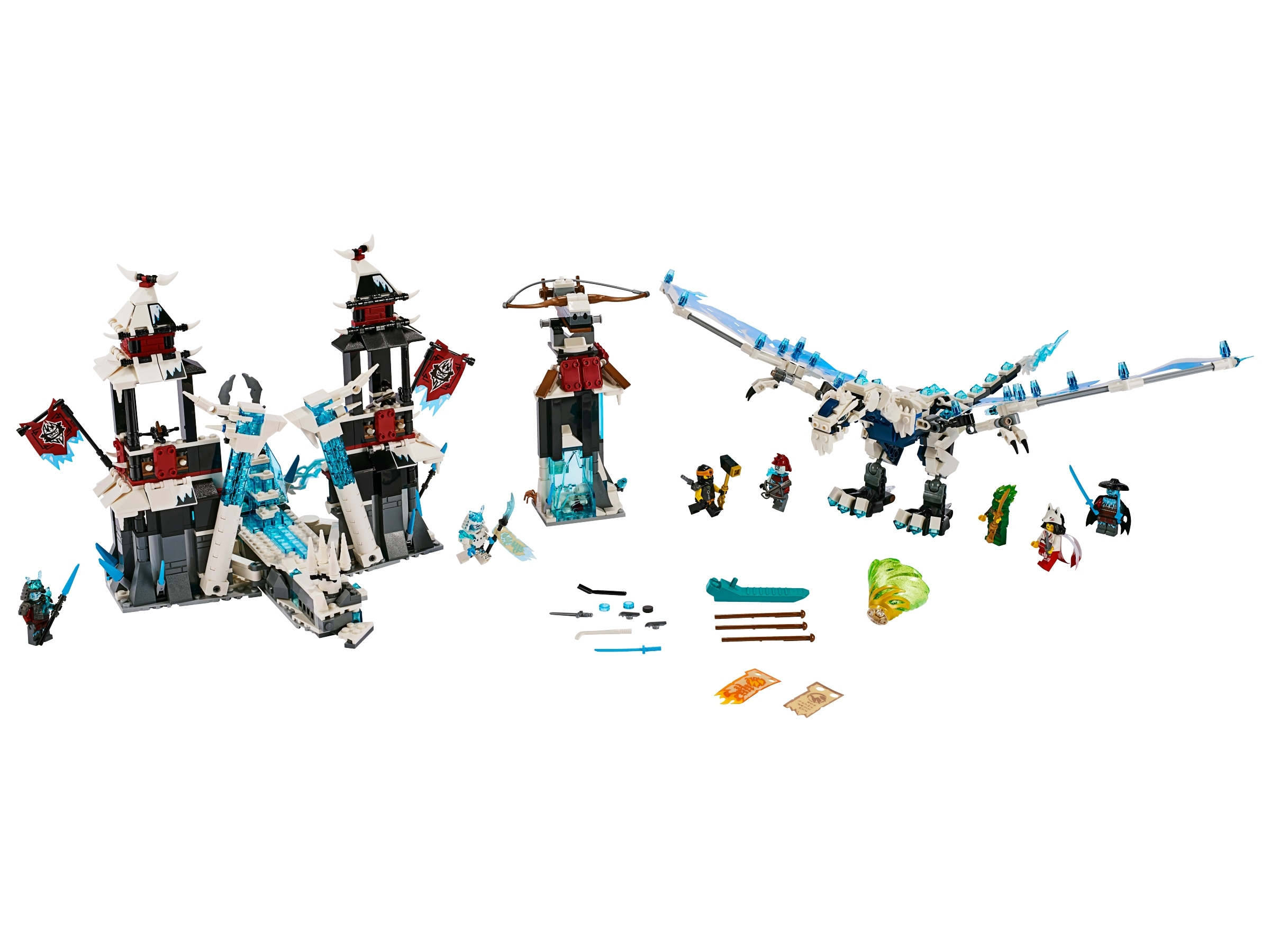 Lego ® Blizzard arquero-minifigura-Ninjago-de set 70678-personaje 