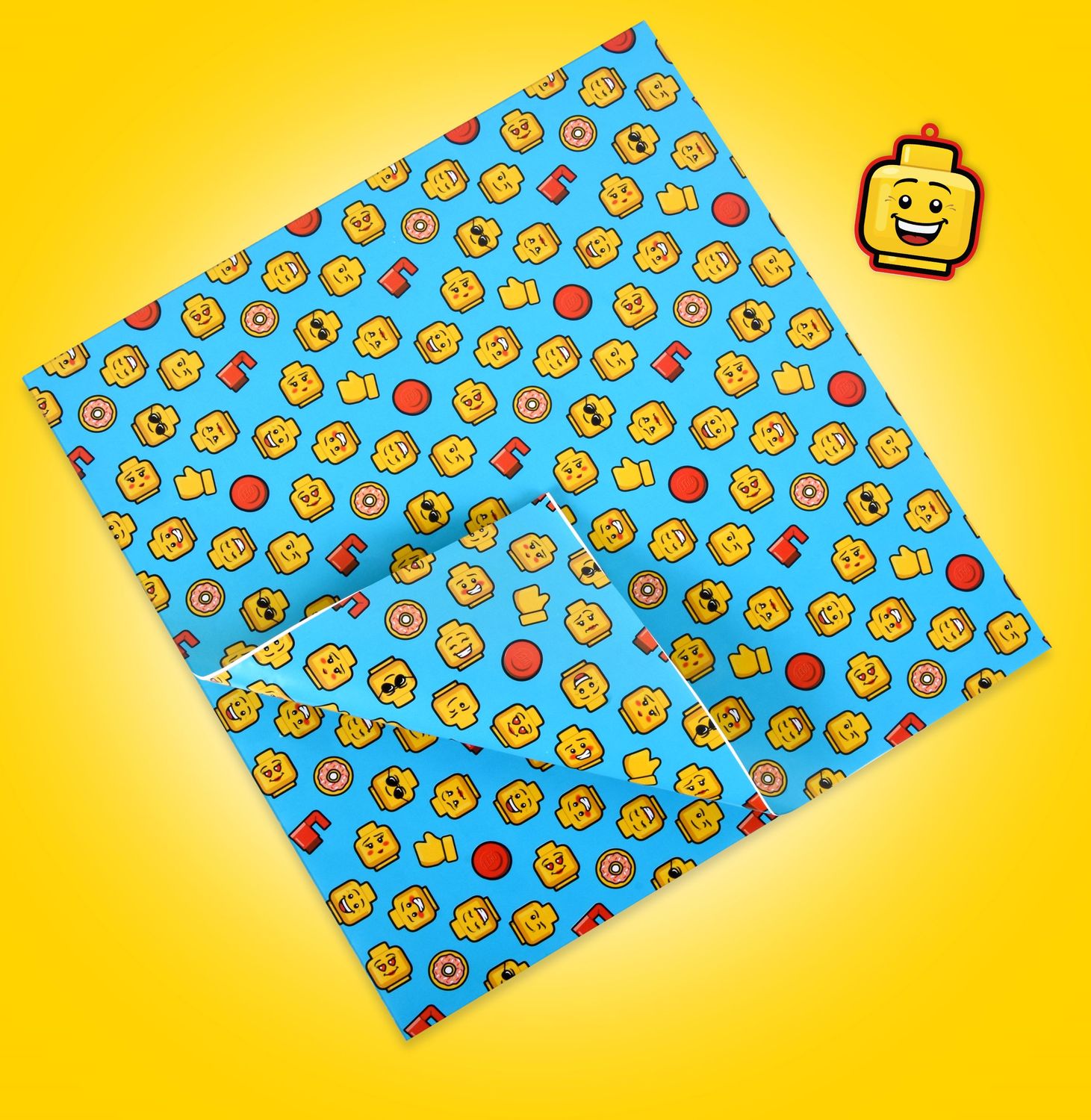 Lego Paper LEGO HEADS WRAPPING PAPER 5007724 | Other | Buy online at the Official ...